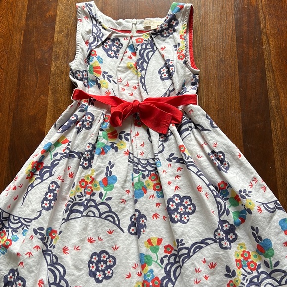 mini boden vintage dress Mini Boden girl’s 4-5Y linen and cotton dress